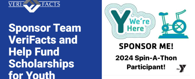 Sponsor Team VeriFacts and Help Fund Scholarships for Youth|A poster with the words y should you give?.|Sponsor Team VeriFacts and Help Fund Scholarships for Youth|Sponsor Team VeriFacts and Help Fund Scholarships for Youth