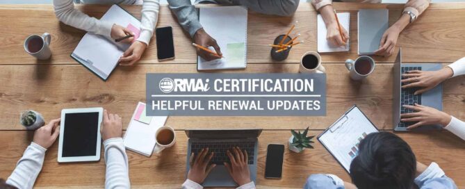 RMAi Certification Renewal Updates